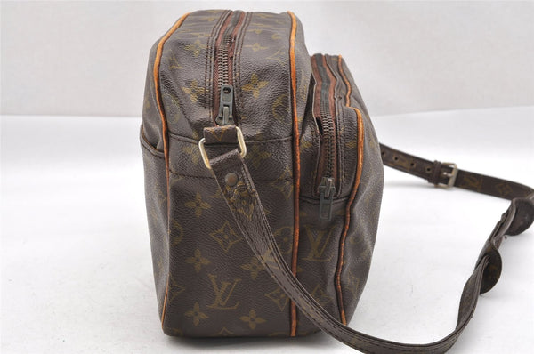 Authentic Louis Vuitton Monogram Nile Shoulder Cross Body Bag Old Model LV 1791I