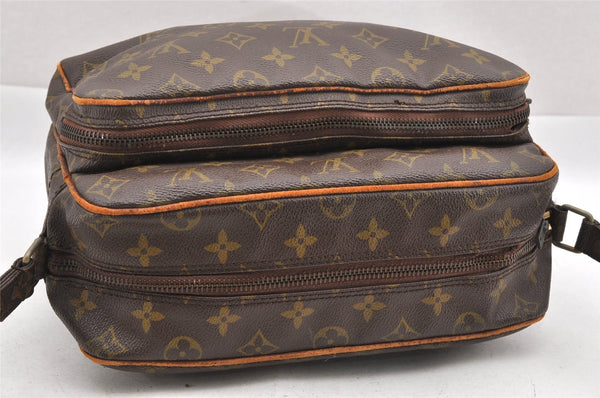 Authentic Louis Vuitton Monogram Nile Shoulder Cross Body Bag Old Model LV 1791I