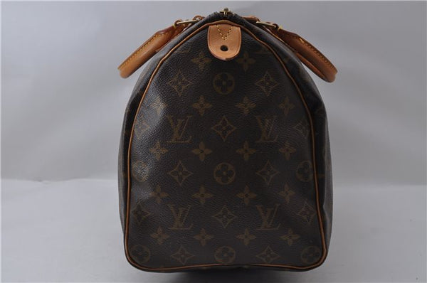 Authentic Louis Vuitton Monogram Speedy 35 Hand Bag M41524 LV 1792D