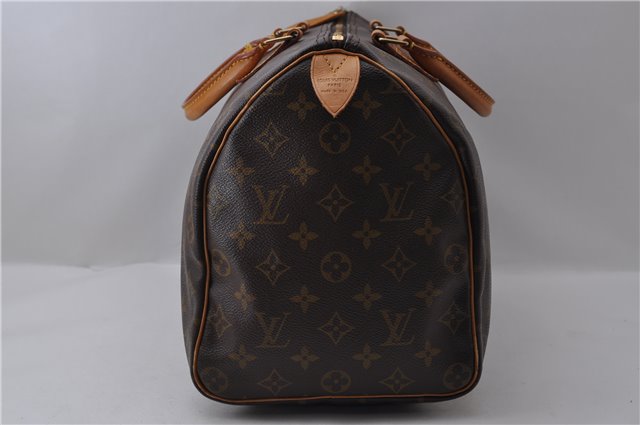 Authentic Louis Vuitton Monogram Speedy 35 Hand Bag M41524 LV 1792D