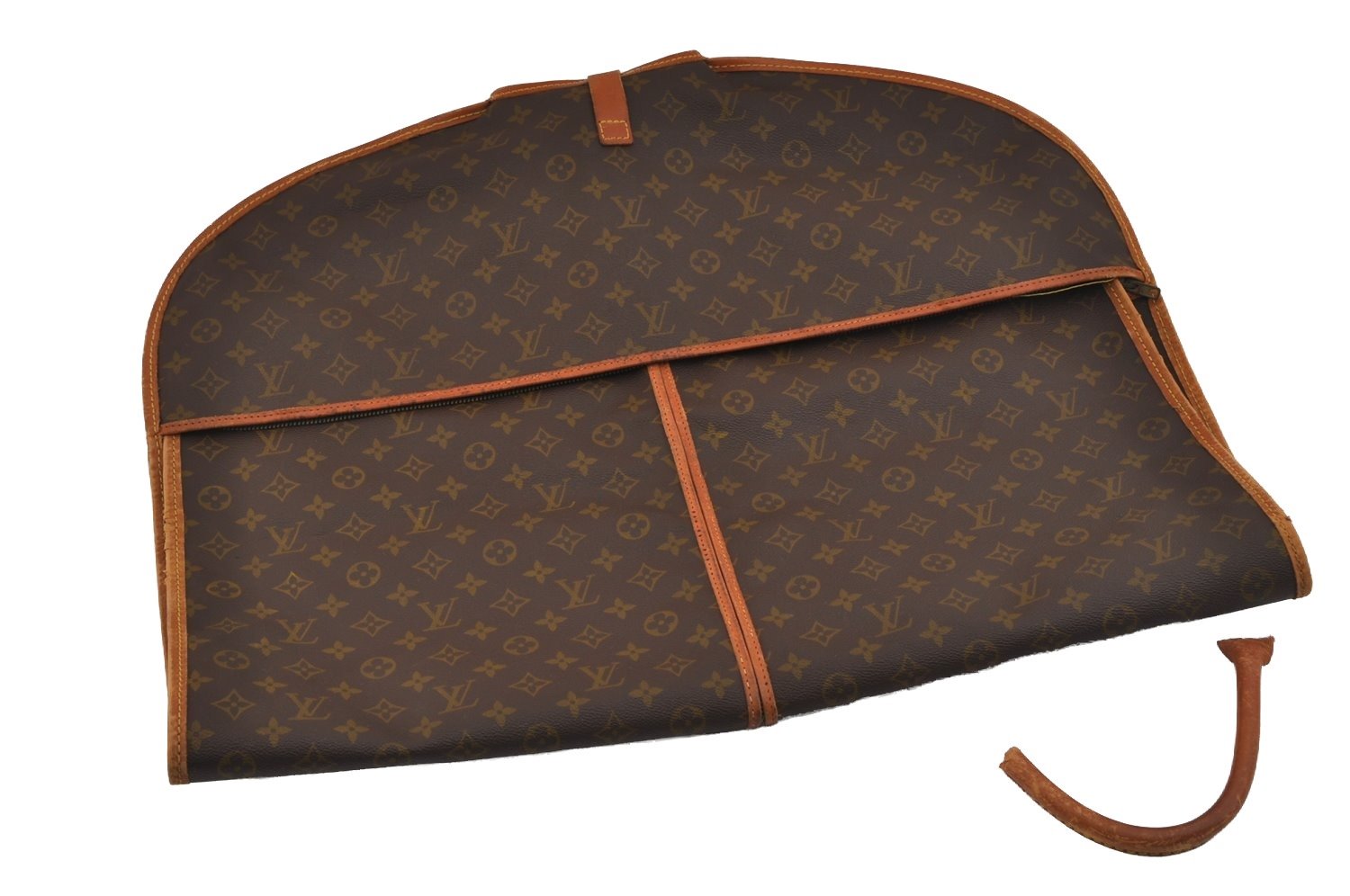 Auth Louis Vuitton Monogram Sac De Port Mantoux Garment Cover Old Model LV 1792I