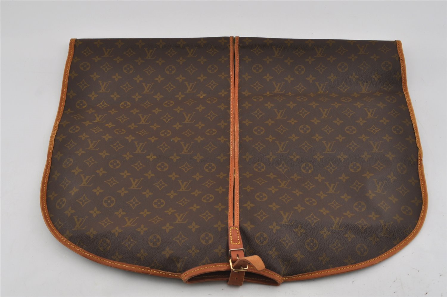 Auth Louis Vuitton Monogram Sac De Port Mantoux Garment Cover Old Model LV 1792I