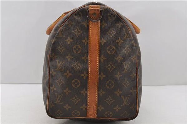 Auth Louis Vuitton Monogram Keepall Bandouliere 50 Boston Bag M41416 LV 1793D