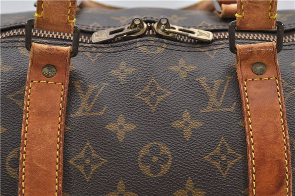 Auth Louis Vuitton Monogram Keepall Bandouliere 50 Boston Bag M41416 LV 1793D