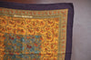 Auth HERMES Petit Carre Geant 40 Scarf "CHASSE EN" Cashmere Silk Purple 1793F