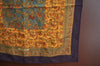 Auth HERMES Petit Carre Geant 40 Scarf "CHASSE EN" Cashmere Silk Purple 1793F