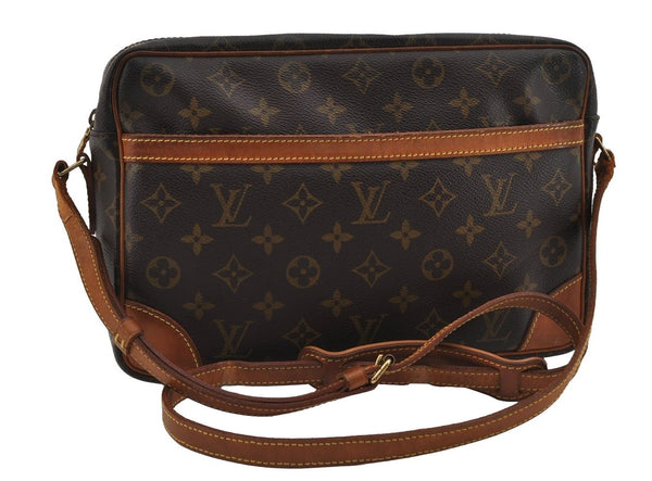 Authentic Louis Vuitton Monogram Trocadero 30 Shoulder Cross Bag M51272 LV 1793I