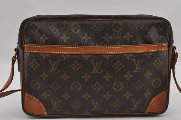 Authentic Louis Vuitton Monogram Trocadero 30 Shoulder Cross Bag M51272 LV 1793I