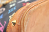 Auth Louis Vuitton Monogram Multicolor Alma PM Black Hand Bag M92646 LV 1795I