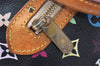 Auth Louis Vuitton Monogram Multicolor Alma PM Black Hand Bag M92646 LV 1795I