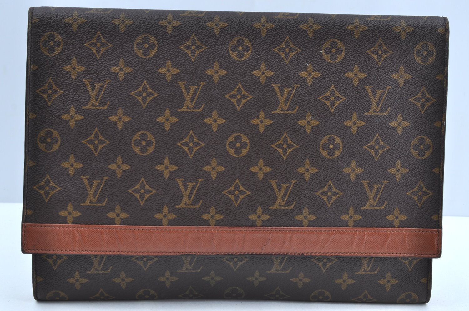 Authentic Louis Vuitton Monogram Porte Envelope Documents Case M51801 LV 1797H