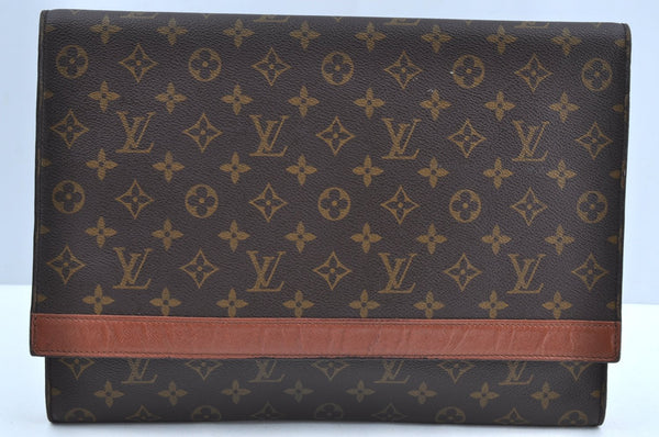Authentic Louis Vuitton Monogram Porte Envelope Documents Case M51801 LV 1797H
