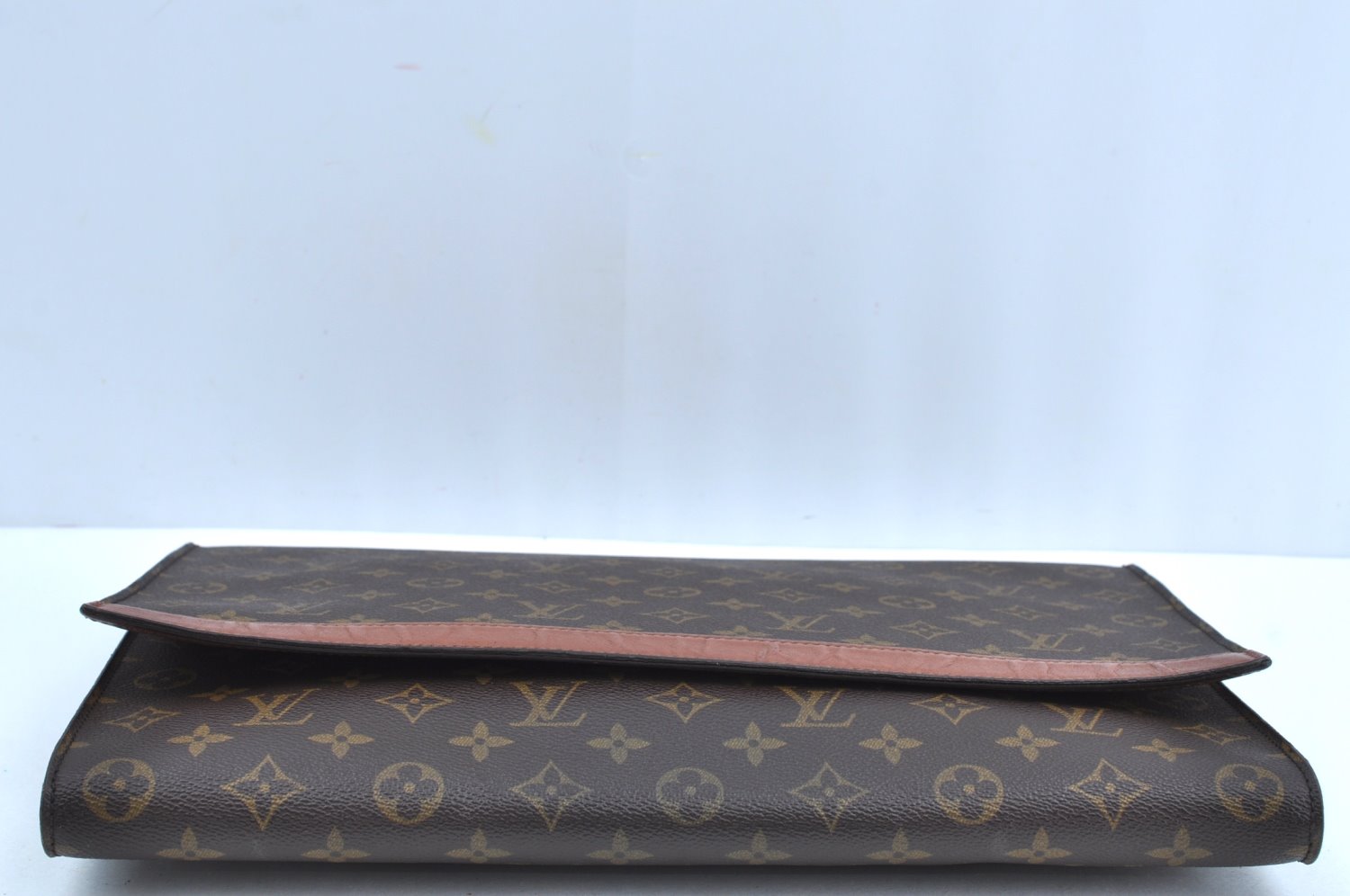 Authentic Louis Vuitton Monogram Porte Envelope Documents Case M51801 LV 1797H