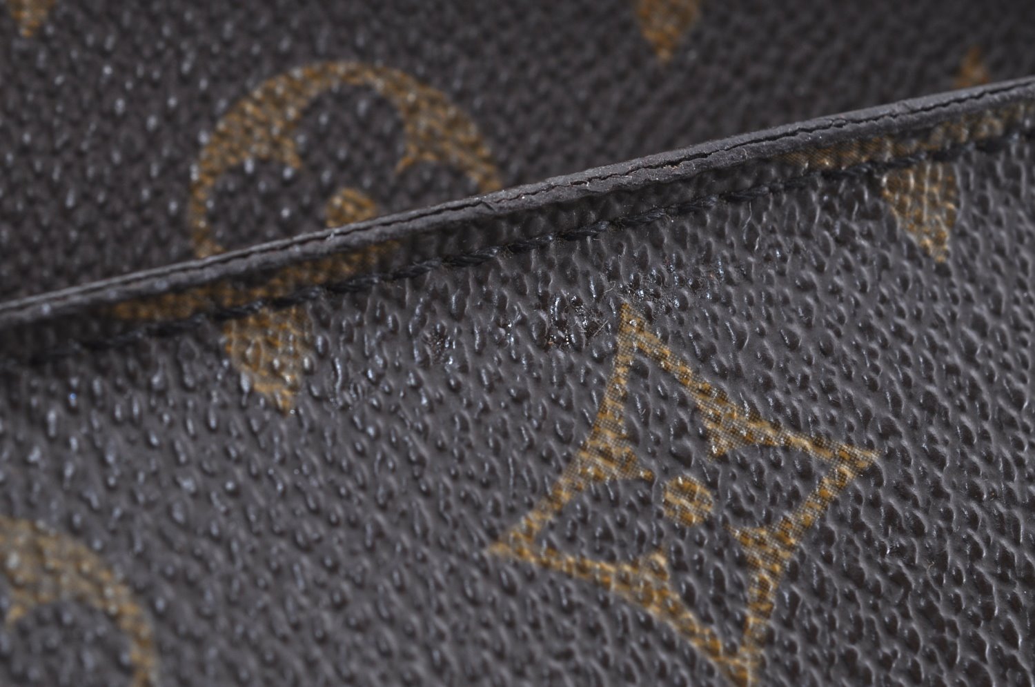 Authentic Louis Vuitton Monogram Porte Envelope Documents Case M51801 LV 1797H