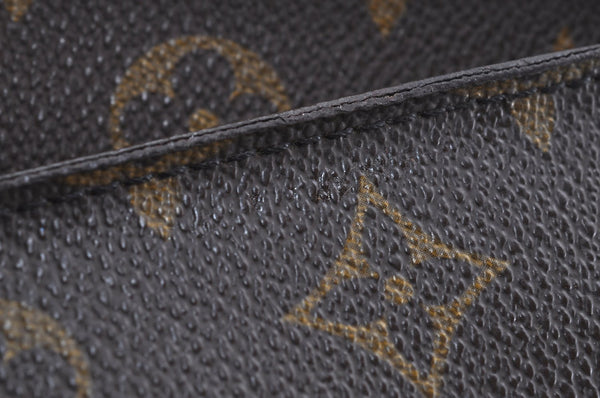 Authentic Louis Vuitton Monogram Porte Envelope Documents Case M51801 LV 1797H