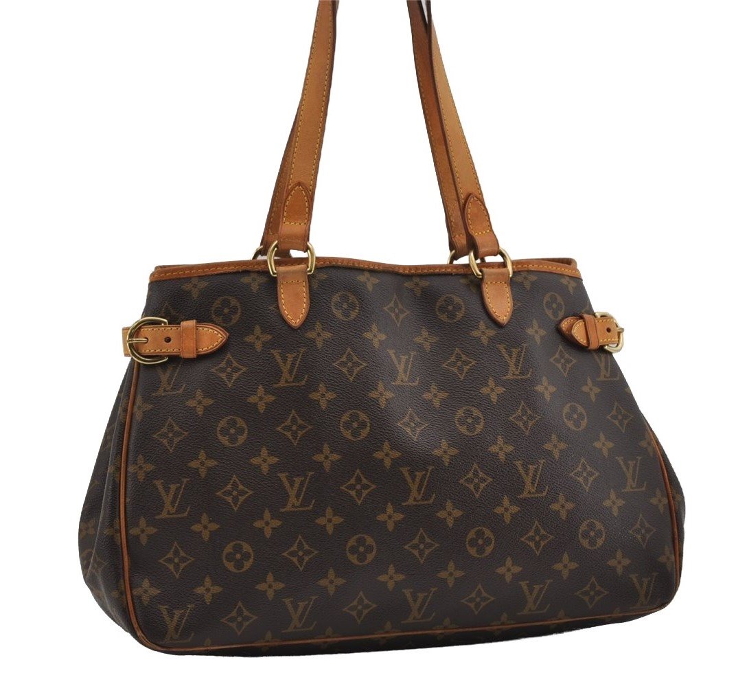 Authentic Louis Vuitton Monogram Batignolles Horizontal Tote Bag M51154 LV 1797I