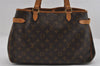 Authentic Louis Vuitton Monogram Batignolles Horizontal Tote Bag M51154 LV 1797I