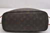 Authentic Louis Vuitton Monogram Neverfull PM Shoulder Tote Bag M40155 LV 1799I