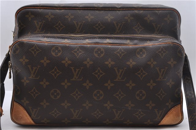 Authentic Louis Vuitton Monogram Nile 34 Shoulder Cross Body Bag M45242 LV 1800D