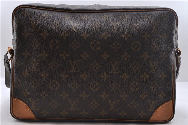 Authentic Louis Vuitton Monogram Nile 34 Shoulder Cross Body Bag M45242 LV 1800D