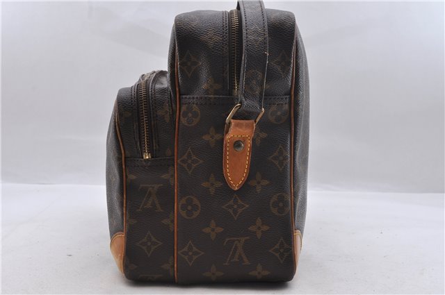 Authentic Louis Vuitton Monogram Nile 34 Shoulder Cross Body Bag M45242 LV 1800D