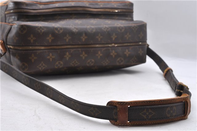 Authentic Louis Vuitton Monogram Nile 34 Shoulder Cross Body Bag M45242 LV 1800D