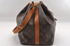 Authentic Louis Vuitton Monogram Petit Noe M42226 Shoulder Drawstring Bag 1800I