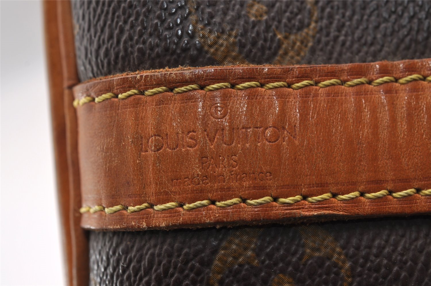 Authentic Louis Vuitton Monogram Petit Noe M42226 Shoulder Drawstring Bag 1800I