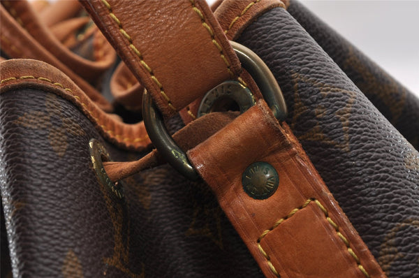 Authentic Louis Vuitton Monogram Petit Noe M42226 Shoulder Drawstring Bag 1800I