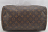 Authentic Louis Vuitton Monogram Speedy 30 Hand Boston Bag M41526 LV 1801I