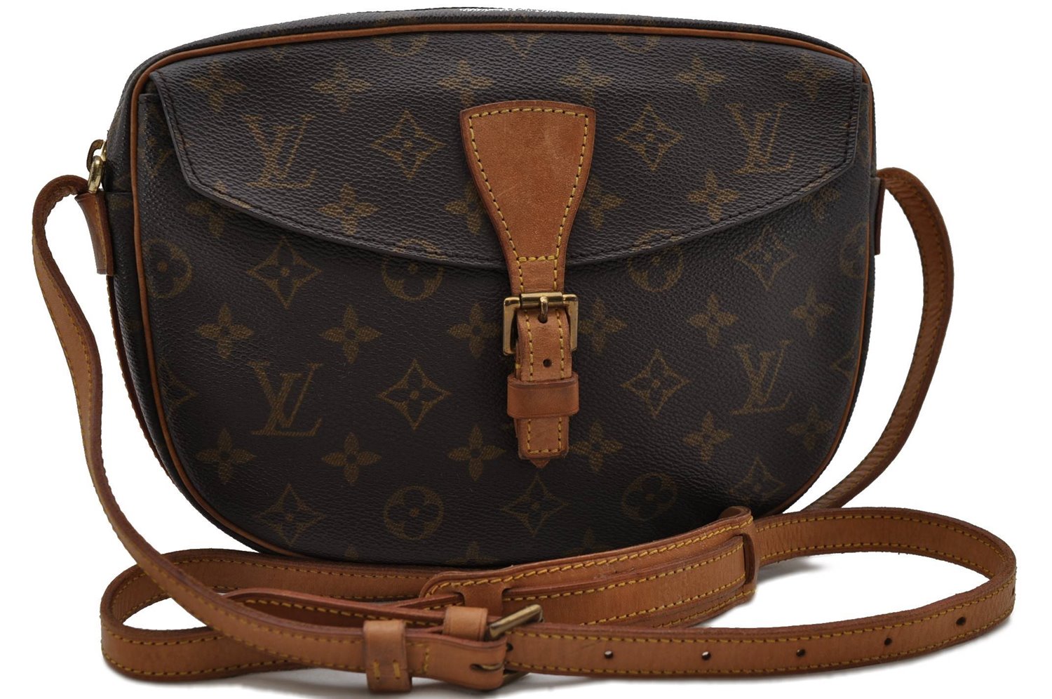 Auth Louis Vuitton Monogram Jeune Fille MM Shoulder Cross Bag M51226 LV 1803D