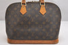 Authentic Louis Vuitton Monogram Alma Hand Bag Purse M51130 LV 1803I