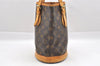 Authentic Louis Vuitton Monogram Bucket PM Shoulder Tote Bag M42238 Junk 1804I