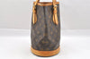 Authentic Louis Vuitton Monogram Bucket PM Shoulder Tote Bag M42238 Junk 1804I