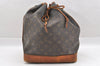 Authentic Louis Vuitton Monogram Noe Shoulder Drawstring Bag M42224 LV 1805I