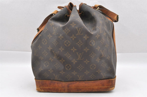 Authentic Louis Vuitton Monogram Noe Shoulder Drawstring Bag M42224 LV 1805I