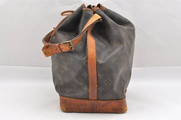 Authentic Louis Vuitton Monogram Noe Shoulder Drawstring Bag M42224 LV 1805I