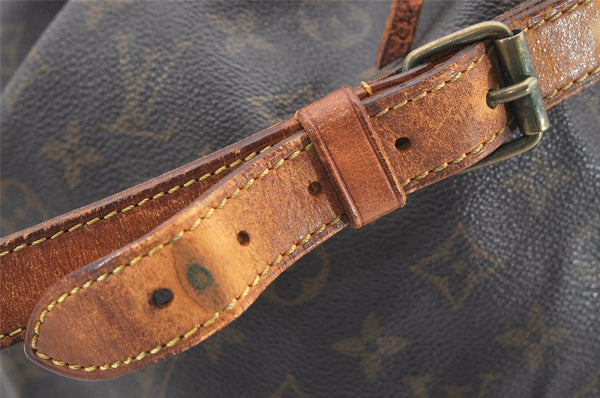 Authentic Louis Vuitton Monogram Noe Shoulder Drawstring Bag M42224 LV 1805I