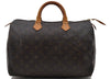 Authentic Louis Vuitton Monogram Speedy 35 Hand Bag M41524 LV 1806D