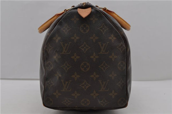 Authentic Louis Vuitton Monogram Speedy 35 Hand Bag M41524 LV 1806D