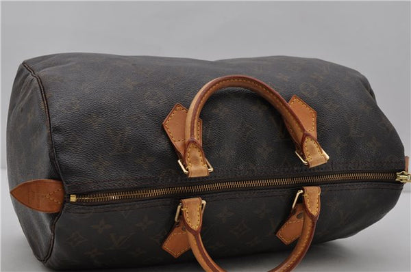 Authentic Louis Vuitton Monogram Speedy 35 Hand Bag M41524 LV 1806D