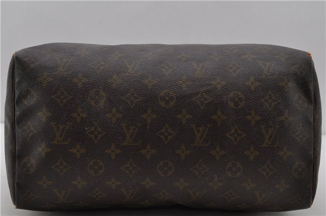 Authentic Louis Vuitton Monogram Speedy 35 Hand Bag M41524 LV 1806D