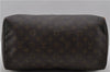 Authentic Louis Vuitton Monogram Speedy 35 Hand Bag M41524 LV 1806D