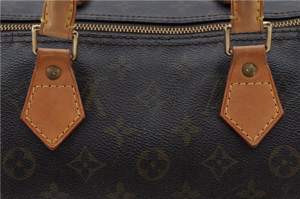 Authentic Louis Vuitton Monogram Speedy 35 Hand Bag M41524 LV 1806D