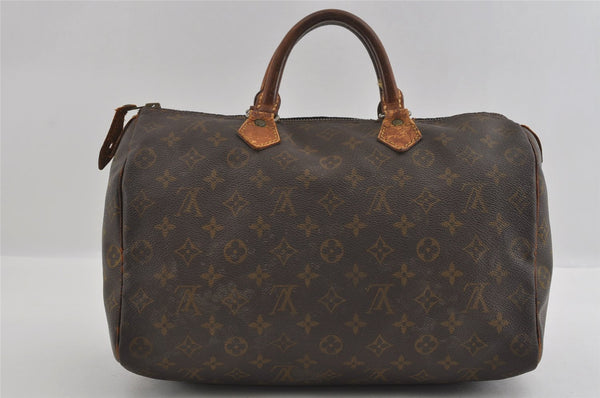 Authentic Louis Vuitton Monogram Speedy 35 Hand Boston Bag Old Model Junk 1806I