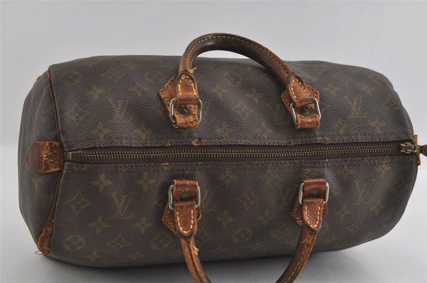 Authentic Louis Vuitton Monogram Speedy 35 Hand Boston Bag Old Model Junk 1806I