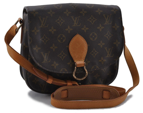 Auth Louis Vuitton Monogram Saint Cloud GM Shoulder Cross Bag M51242 LV 1807D