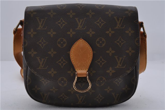 Auth Louis Vuitton Monogram Saint Cloud GM Shoulder Cross Bag M51242 LV 1807D
