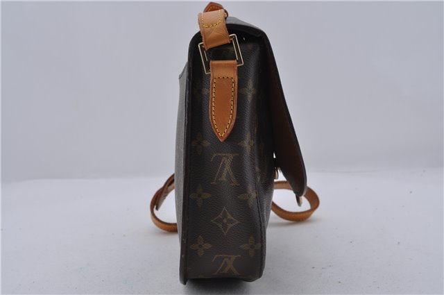 Auth Louis Vuitton Monogram Saint Cloud GM Shoulder Cross Bag M51242 LV 1807D