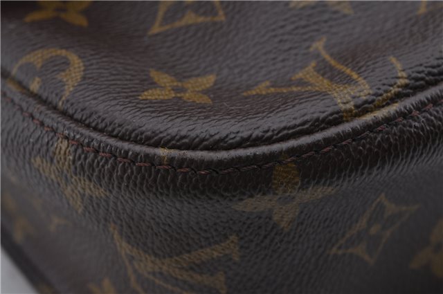 Auth Louis Vuitton Monogram Saint Cloud GM Shoulder Cross Bag M51242 LV 1807D